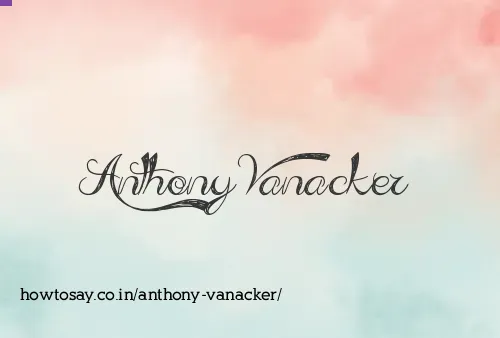 Anthony Vanacker