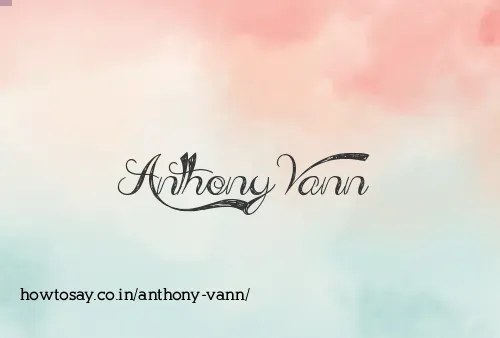 Anthony Vann
