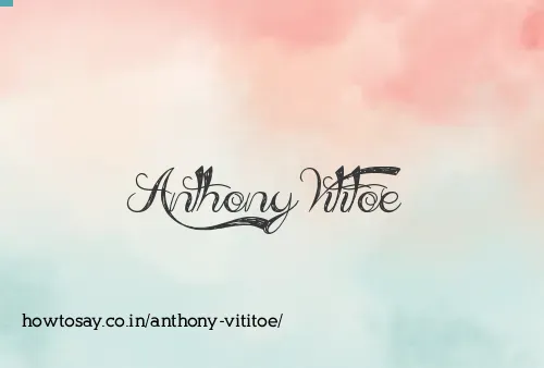 Anthony Vititoe