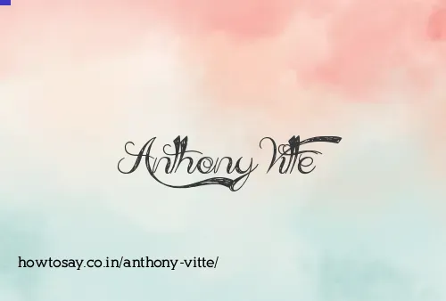 Anthony Vitte