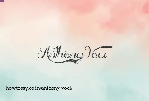 Anthony Voci