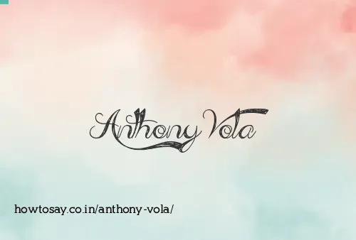 Anthony Vola