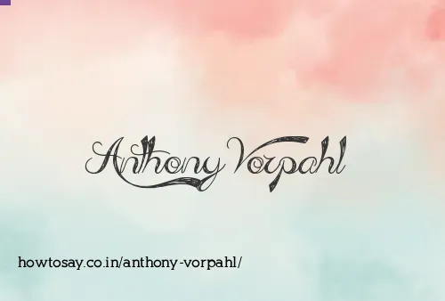 Anthony Vorpahl