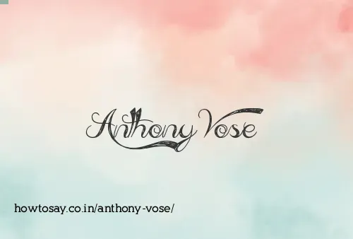 Anthony Vose