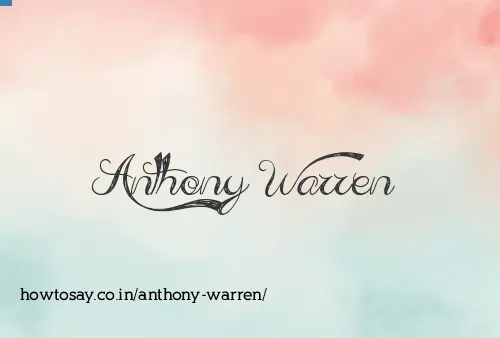 Anthony Warren