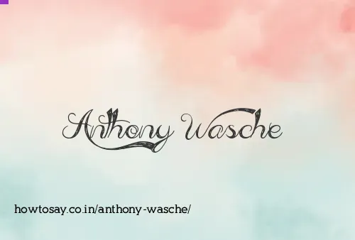 Anthony Wasche