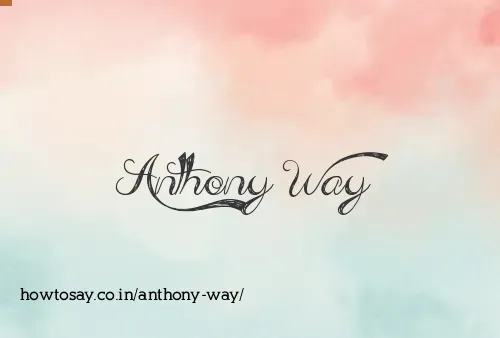 Anthony Way