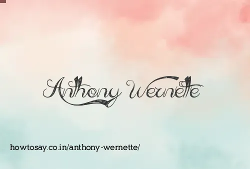 Anthony Wernette