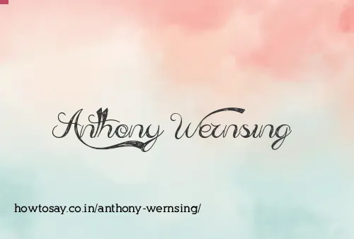 Anthony Wernsing