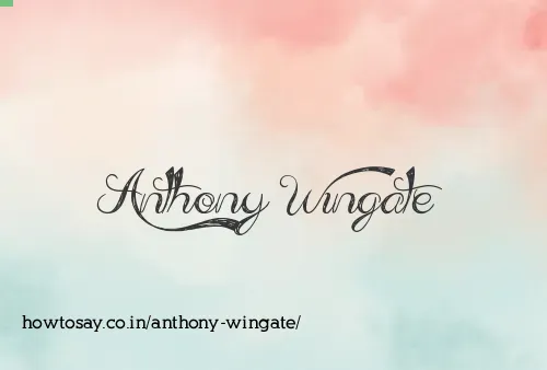 Anthony Wingate