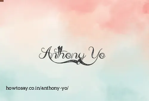 Anthony Yo
