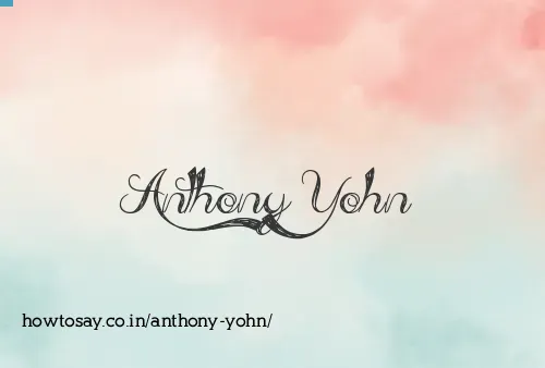 Anthony Yohn