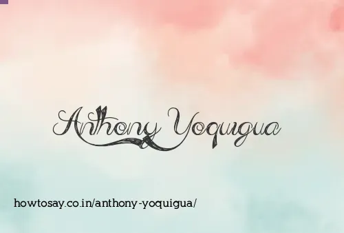 Anthony Yoquigua