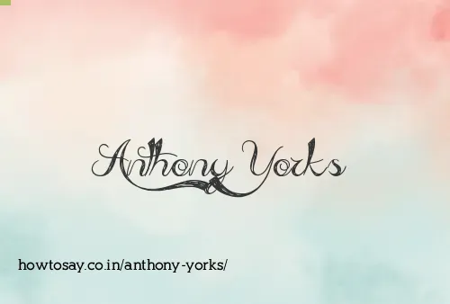 Anthony Yorks