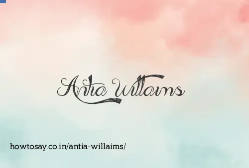 Antia Willaims