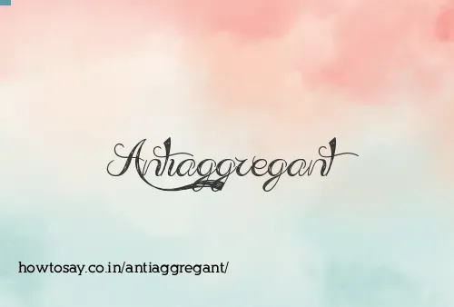 Antiaggregant