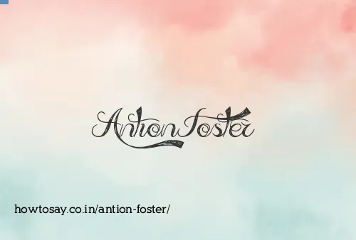 Antion Foster