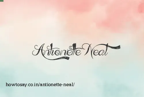 Antionette Neal