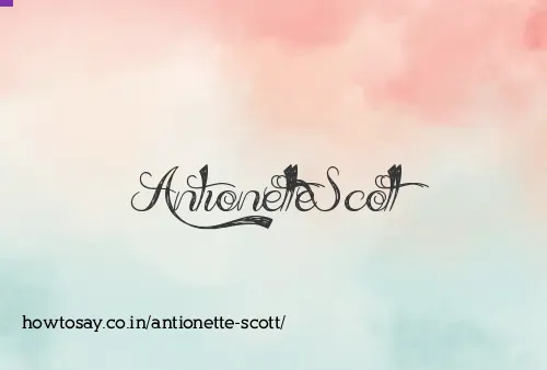Antionette Scott