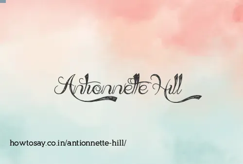 Antionnette Hill