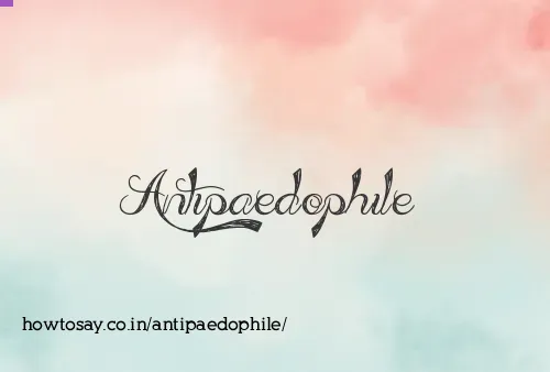 Antipaedophile