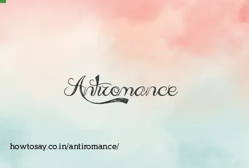 Antiromance