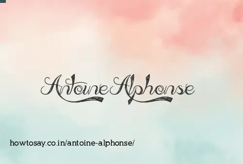 Antoine Alphonse