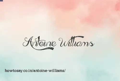 Antoine Williams