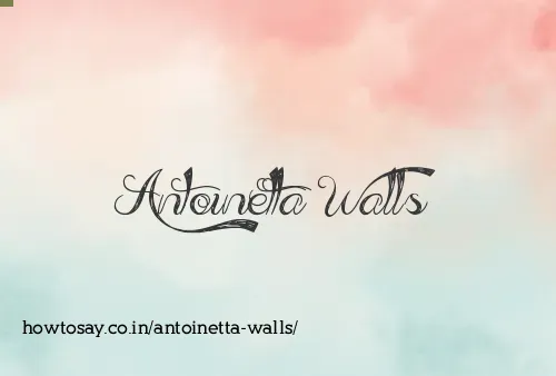 Antoinetta Walls