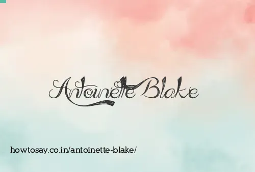 Antoinette Blake