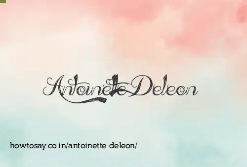 Antoinette Deleon
