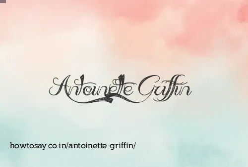 Antoinette Griffin