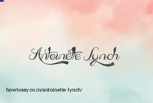 Antoinette Lynch