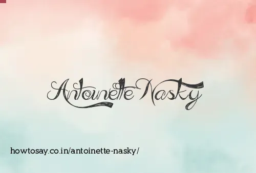 Antoinette Nasky