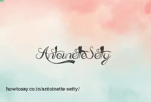 Antoinette Setty