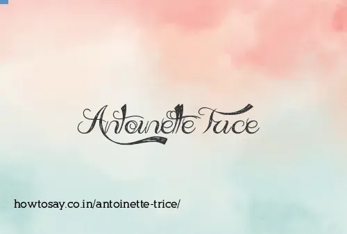 Antoinette Trice