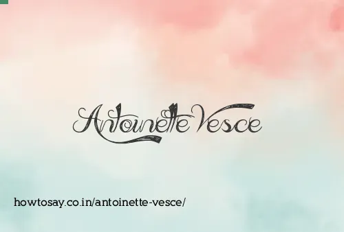 Antoinette Vesce