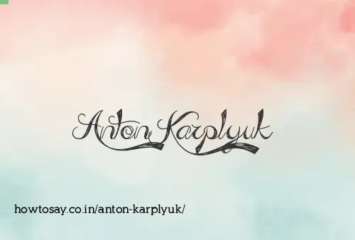 Anton Karplyuk