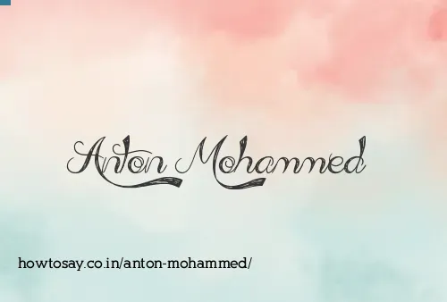 Anton Mohammed
