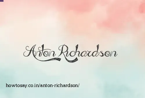 Anton Richardson