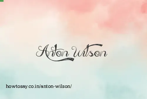 Anton Wilson