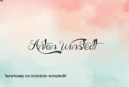 Anton Winstedt