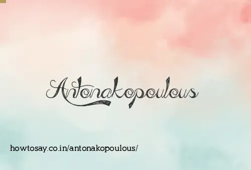 Antonakopoulous