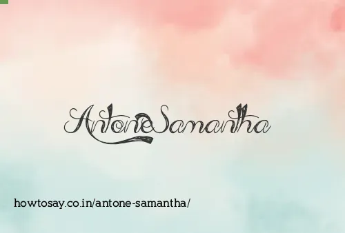 Antone Samantha