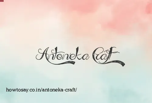 Antoneka Craft