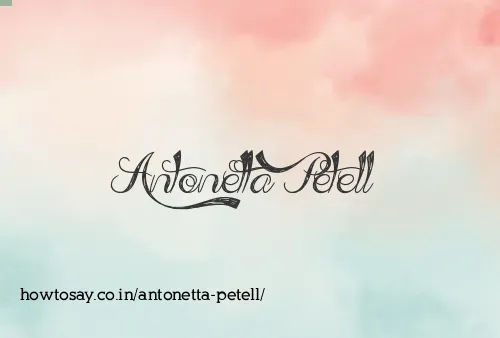 Antonetta Petell