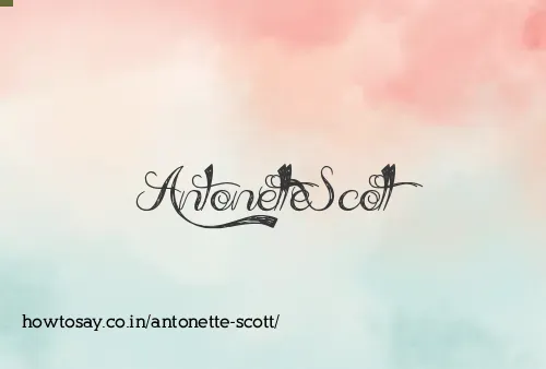Antonette Scott