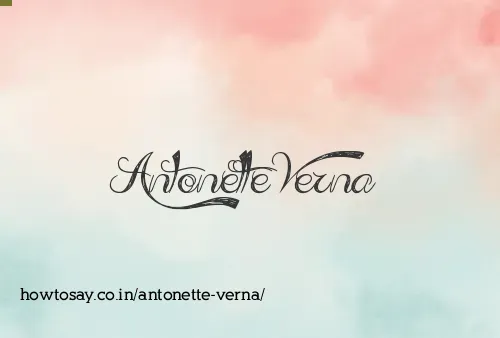 Antonette Verna