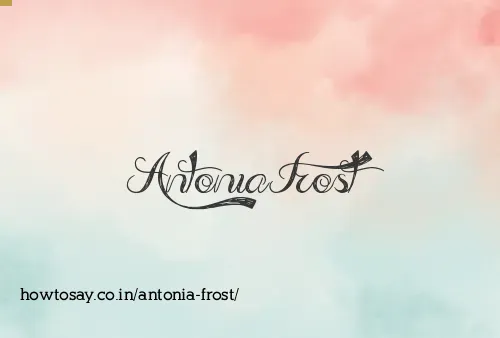 Antonia Frost