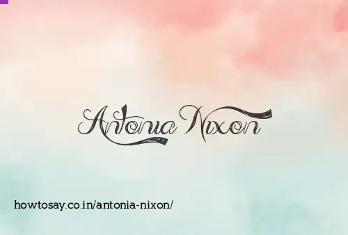 Antonia Nixon